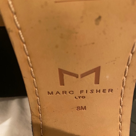 Marc Fisher Vashi Block Heel Wedge Sandal - Picture 4 of 5